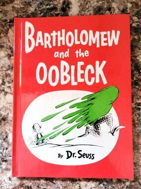 Dr Seuss Bartholomew and The Oobleck Hardcover Book-Large size